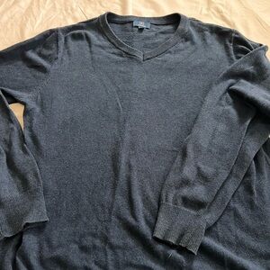 George Men's V-Neck Sweater - Blue